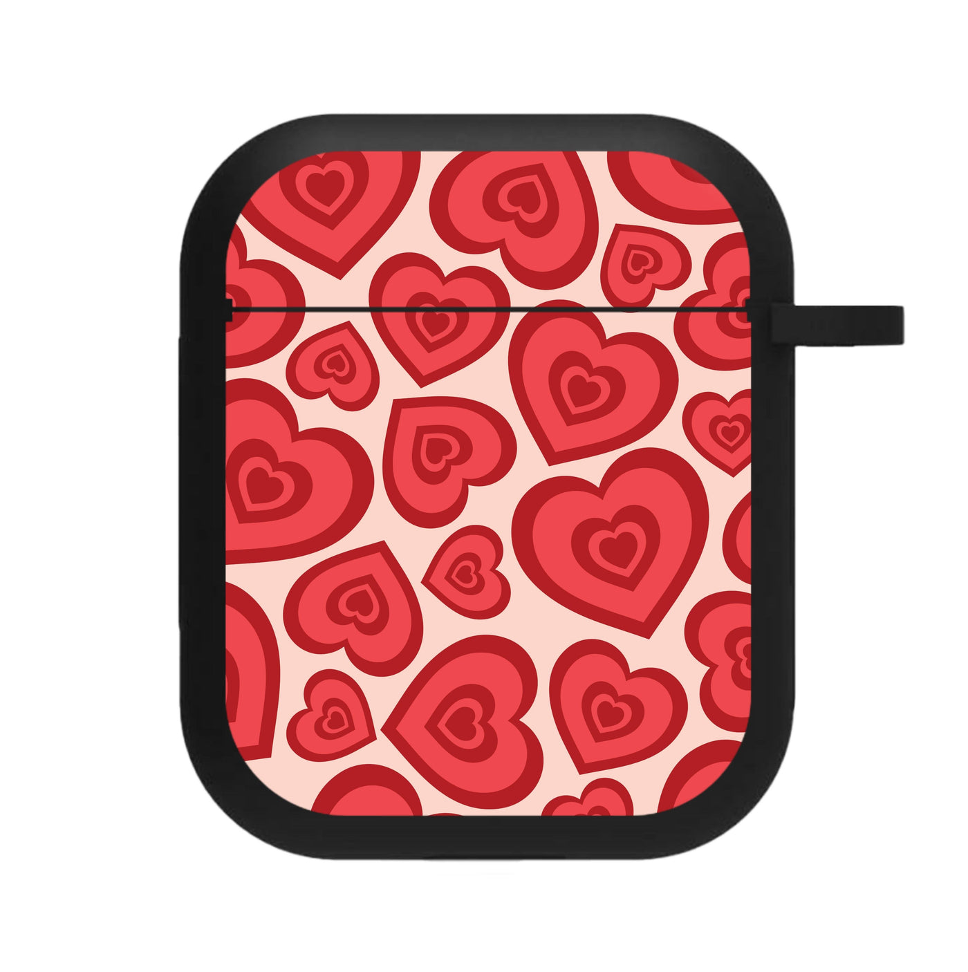 Valentine's Heart Pattern AirPods Case