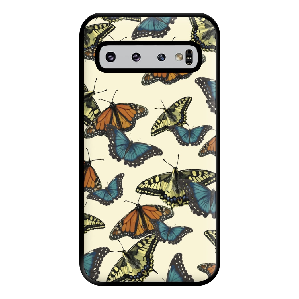 Butterfly Assortment Pattern Galaxy S10 Plus Case