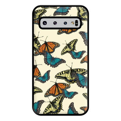 Butterfly Assortment Pattern Galaxy S10 Plus Case