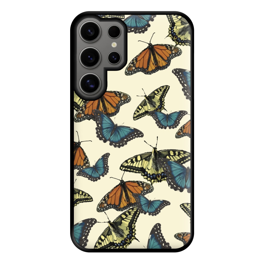Butterfly Assortment Pattern Galaxy S25 Ultra Case