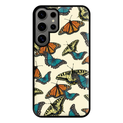 Butterfly Assortment Pattern Galaxy S25 Ultra Case