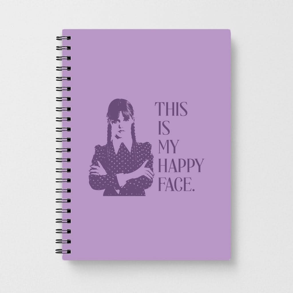 This Is My Happy Face Notebook