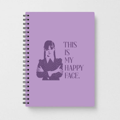 This Is My Happy Face Notebook