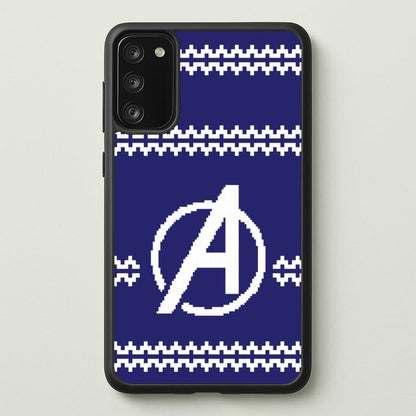 Superhero Team Blue Christmas Jumper  Galaxy S20 Case
