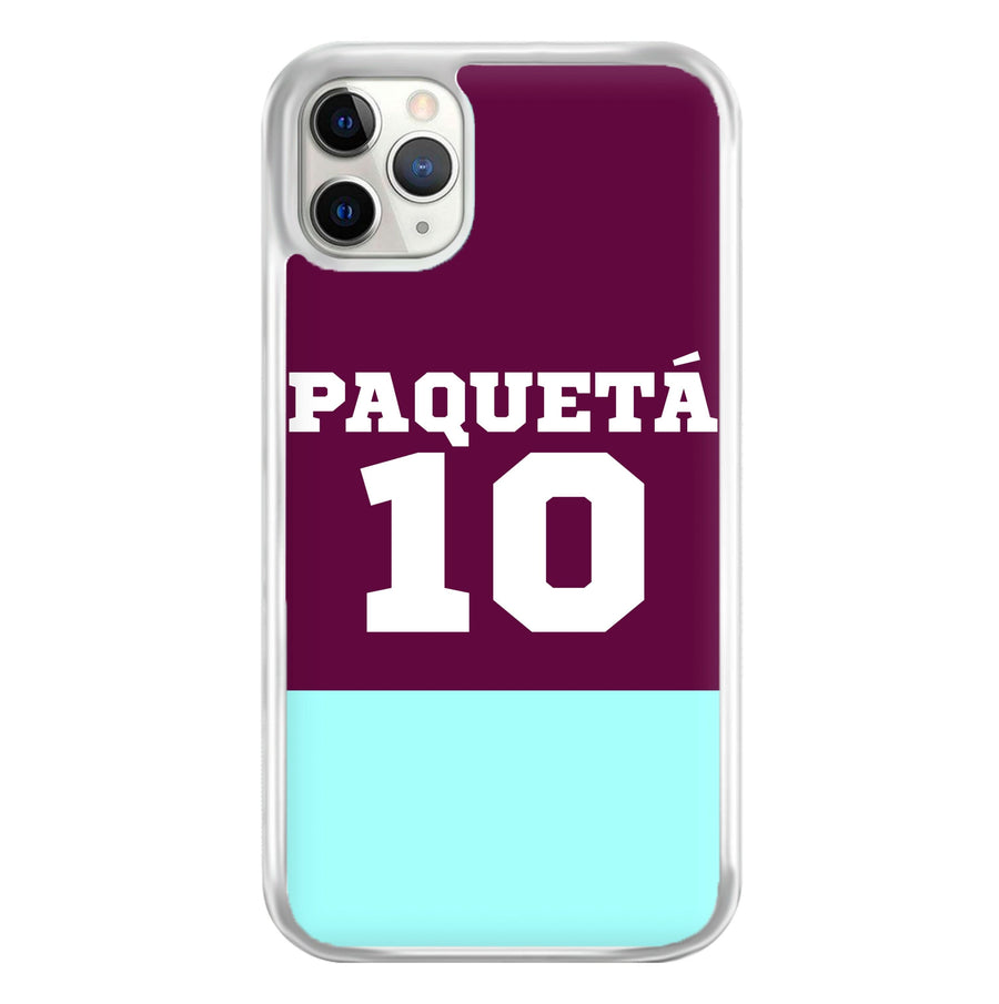 Claret And Light Blue Phone Case