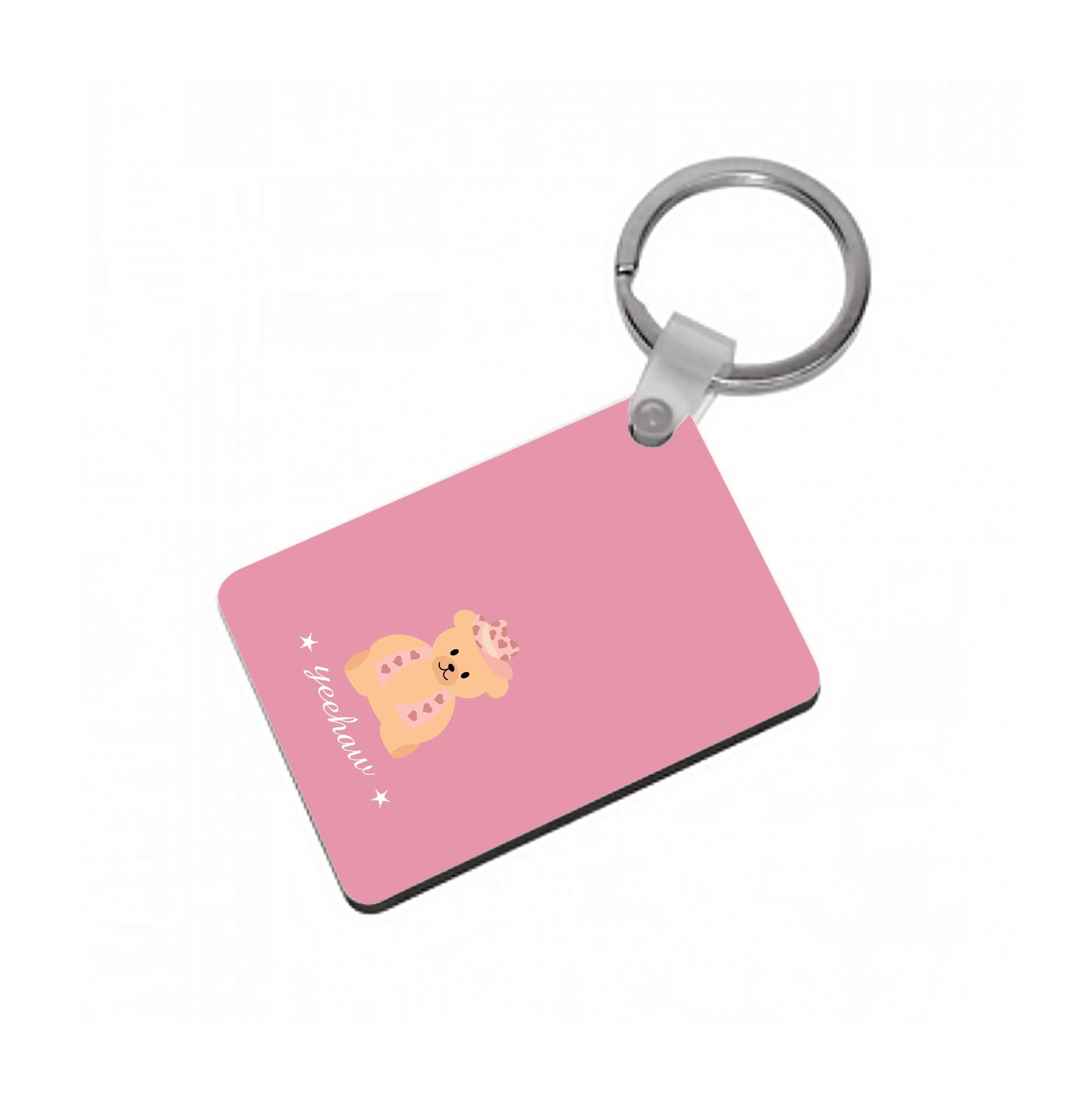 Yeehaw Teddy Bear Keyring