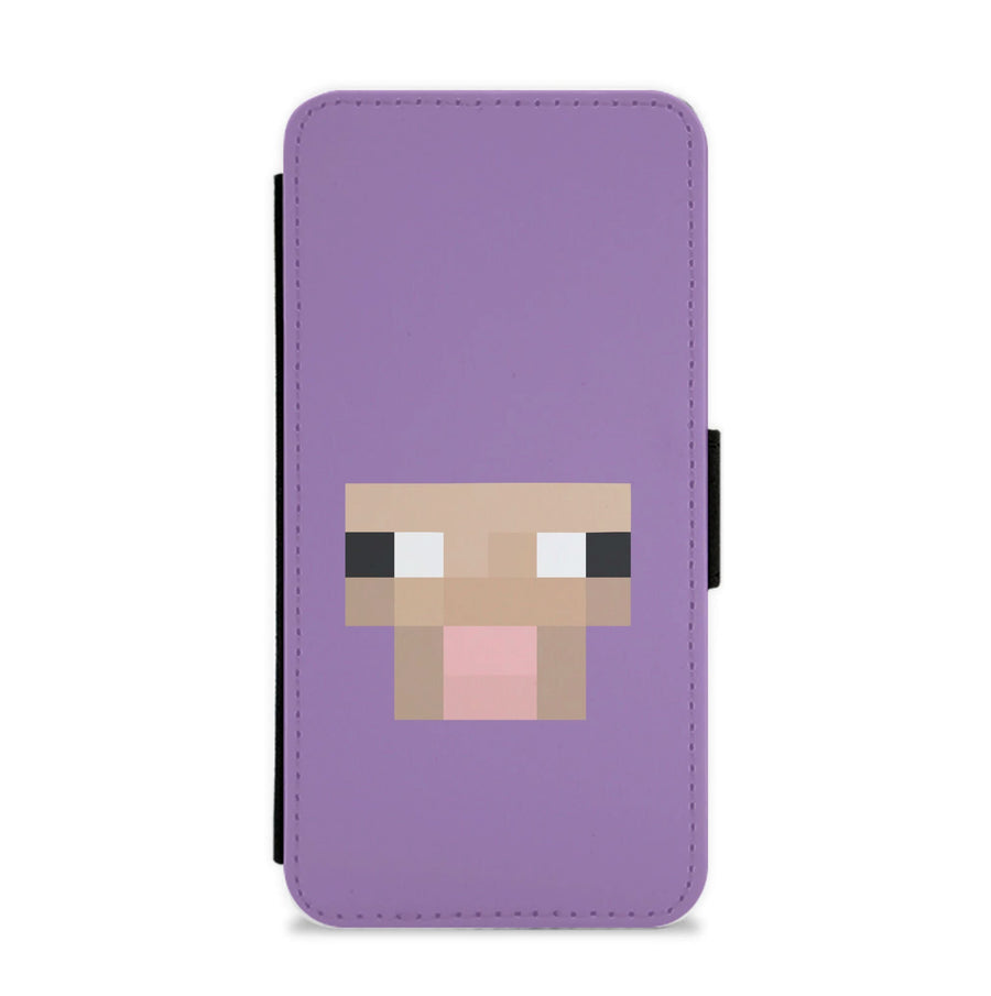 Purple Sheep Flip / Wallet Phone Case