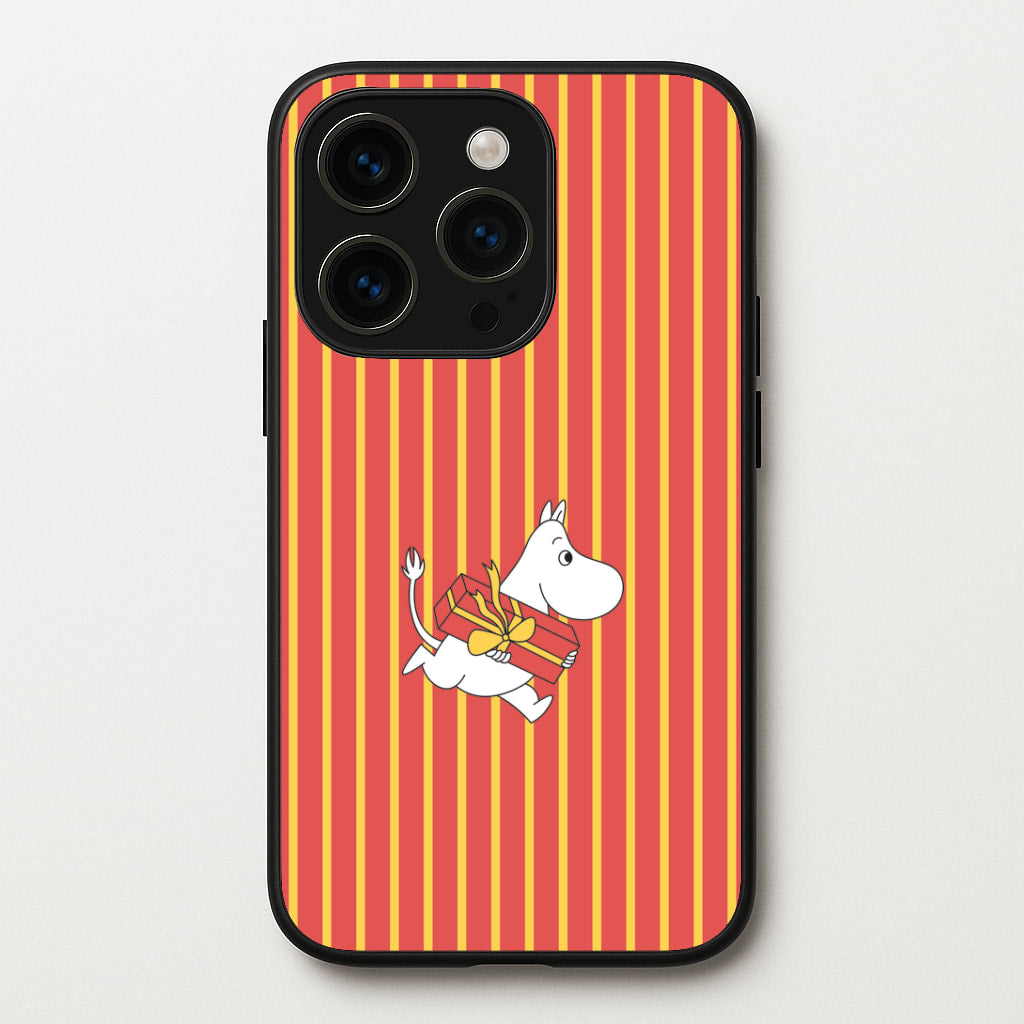 Red Present Moom iPhone 14 Pro Case