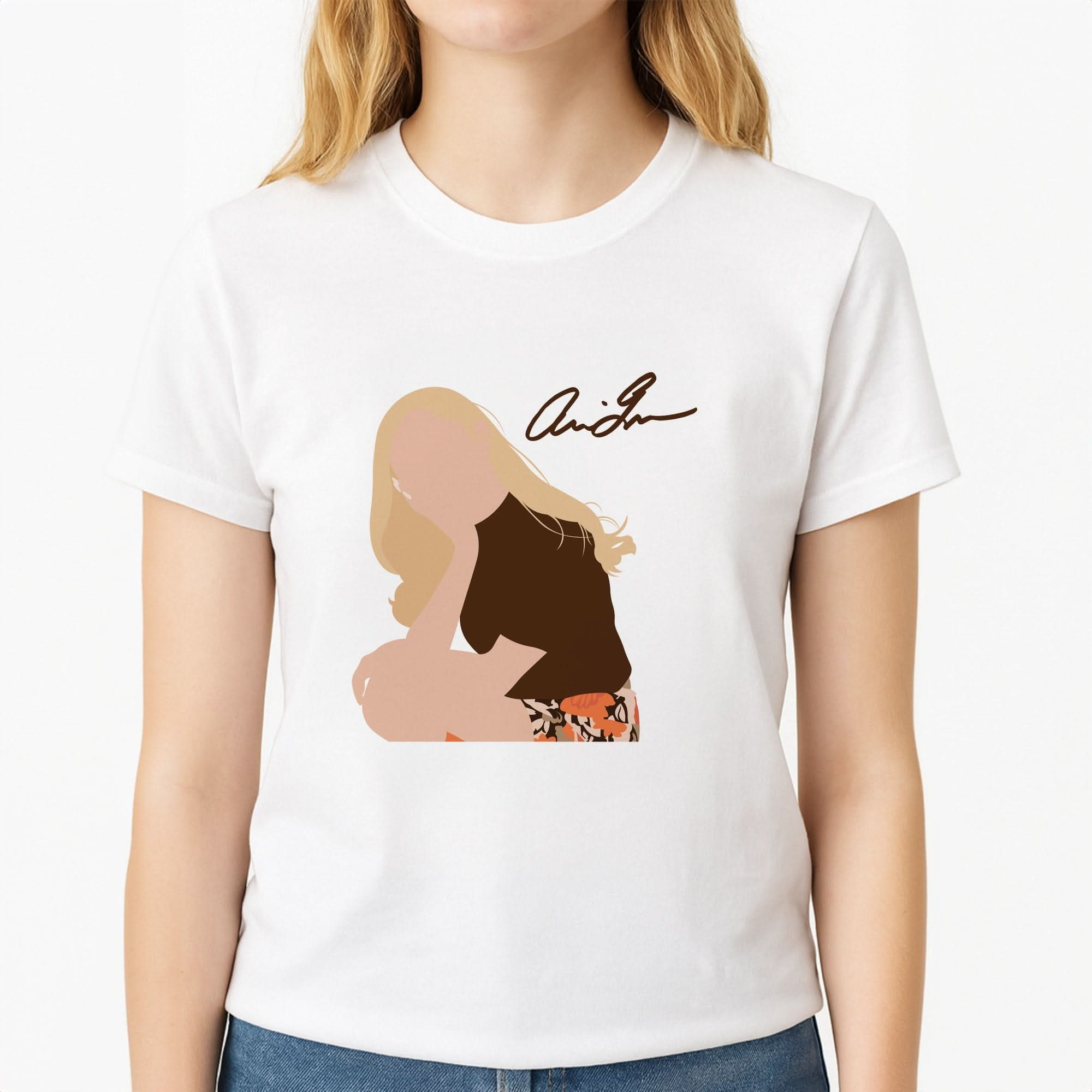 Vintage Pose Womens T-Shirt