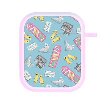 BTTF Pattern AirPods Case