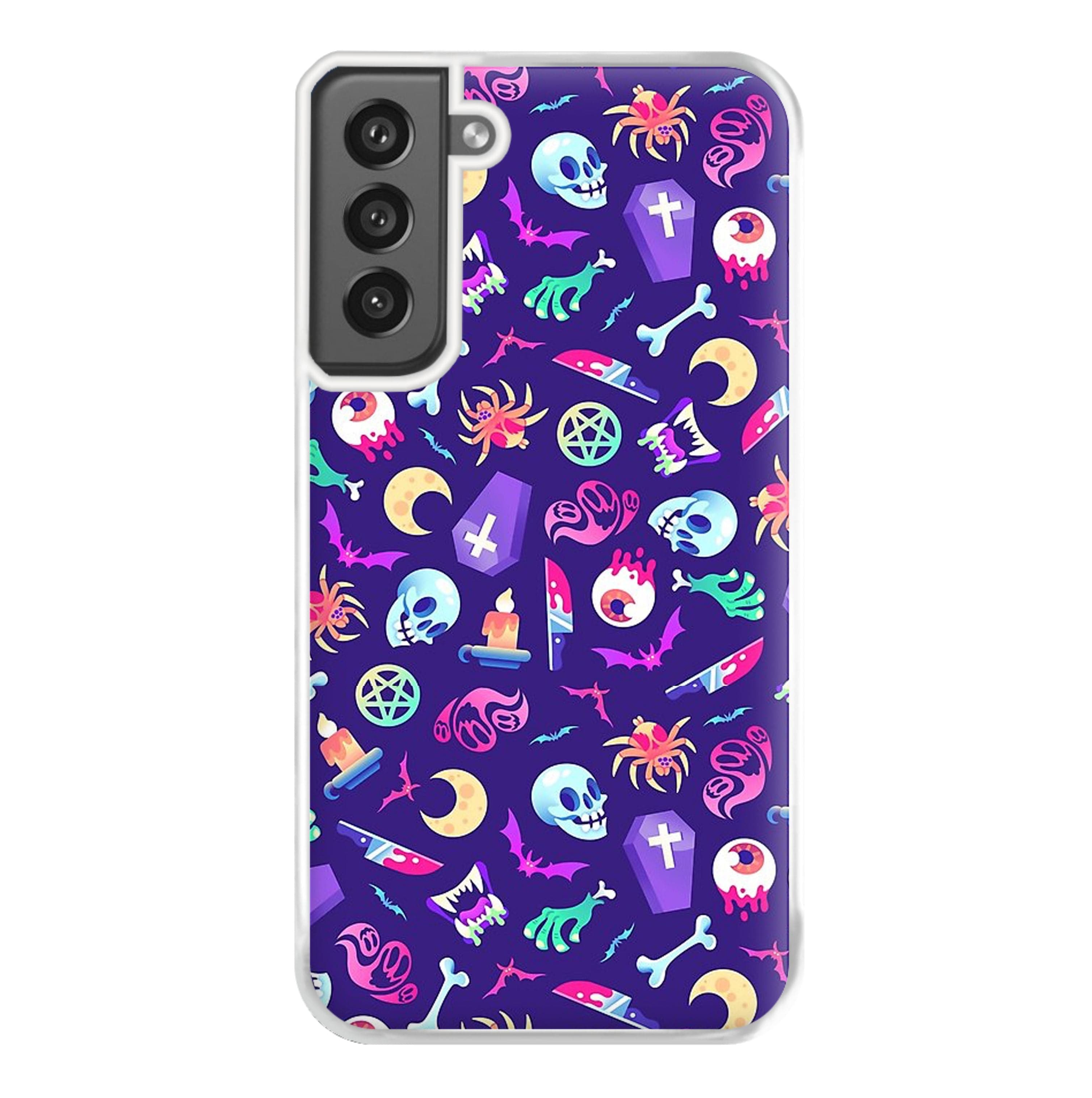 Horroriffic Halloween Pattern Phone Case