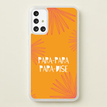 Paradise Lyrics Galaxy A71 Case