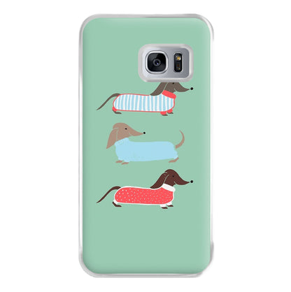 Sausage Dogs in Jumpers Phone Case