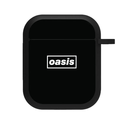 Band Name Black AirPods Case