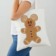 Cartoon Mouse Gingerbread Tote Bag 2