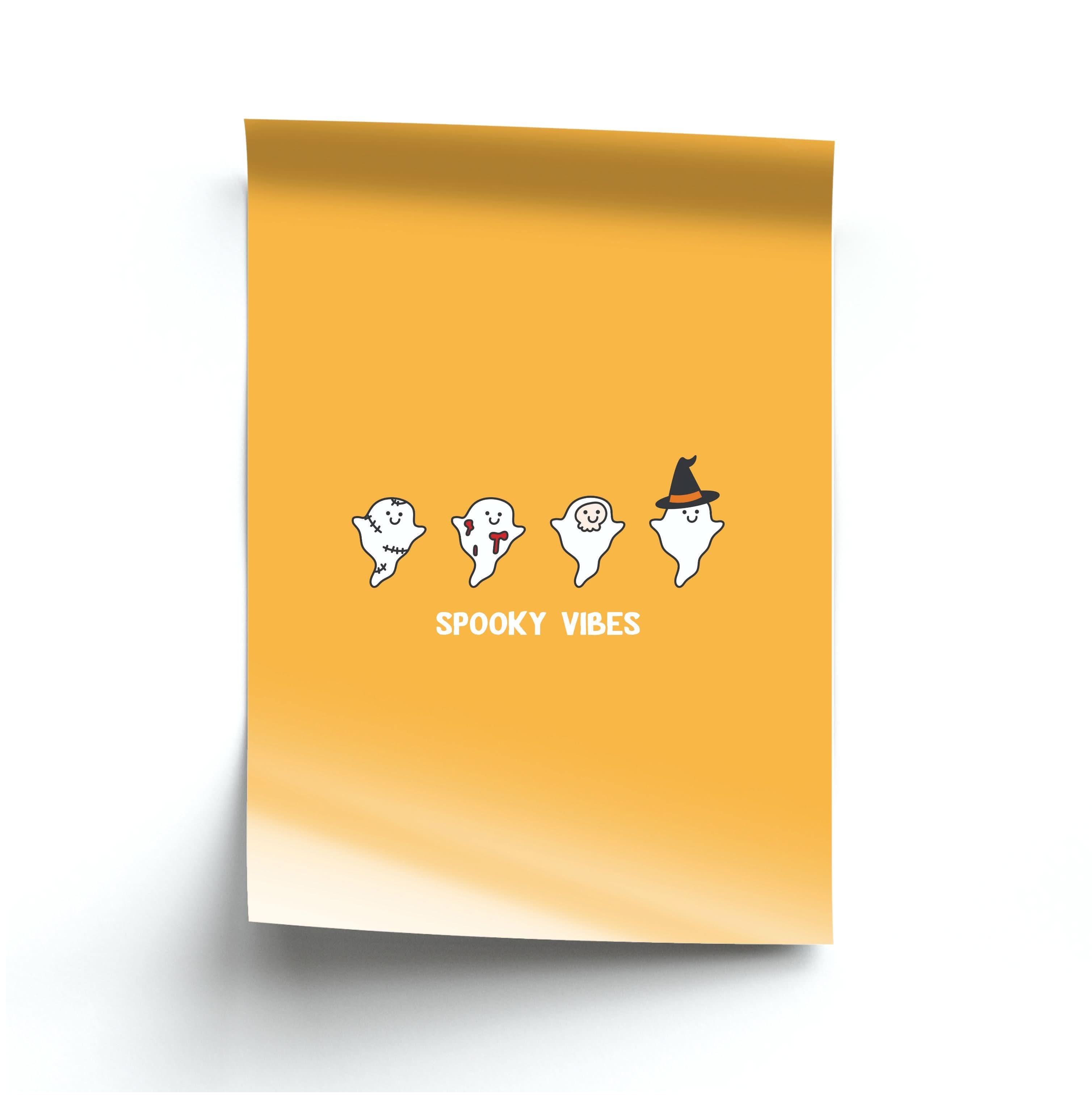 Spooky Vibes Ghosties II Poster