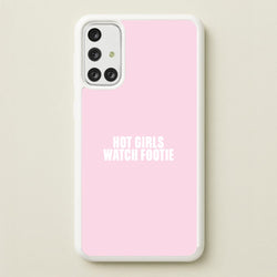 Hot Girls Watch Footie Galaxy A71 Case