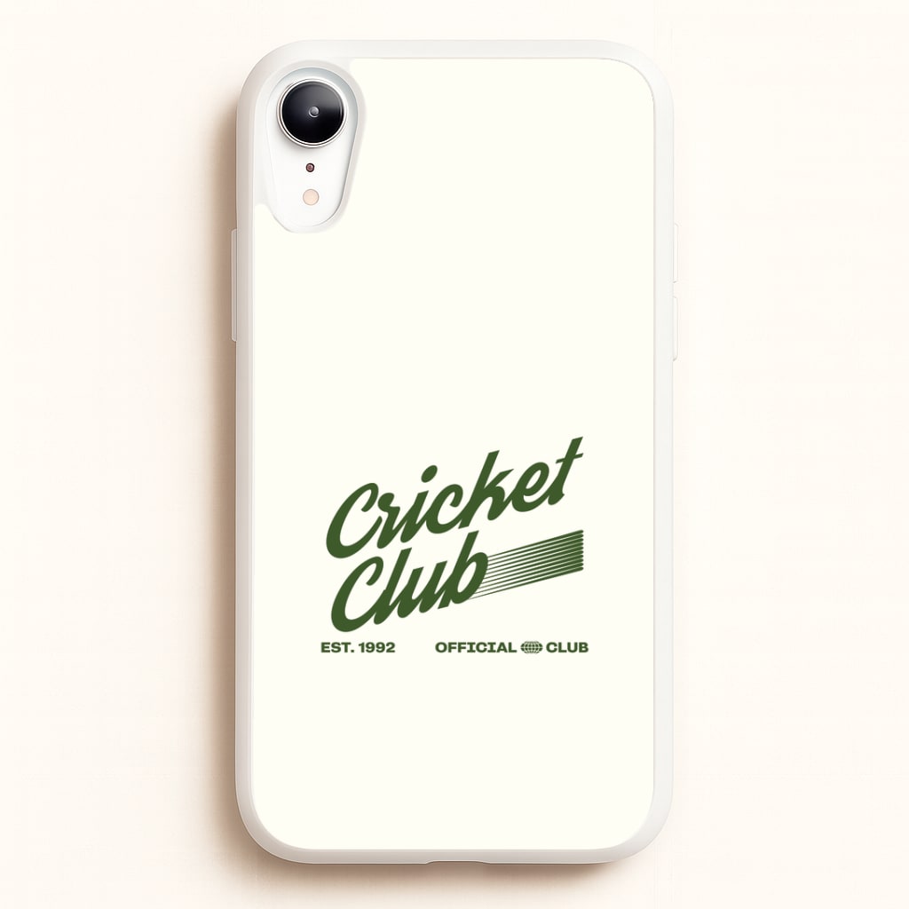 Official Cricket Club iPhone XR Case