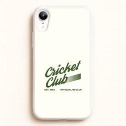 Official Cricket Club iPhone XR Case