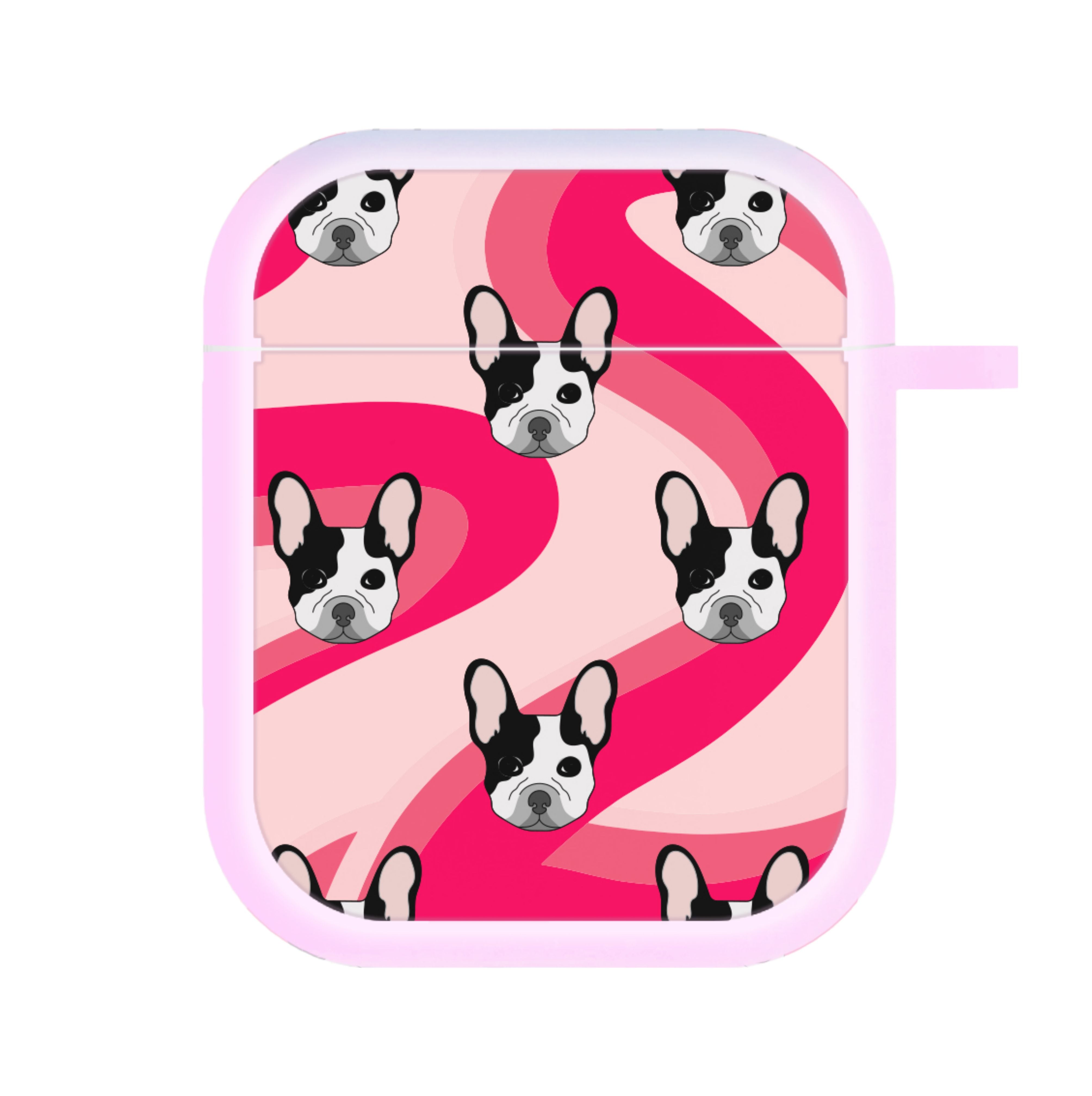 Abstact Frenchie - Dog Pattern AirPods Case