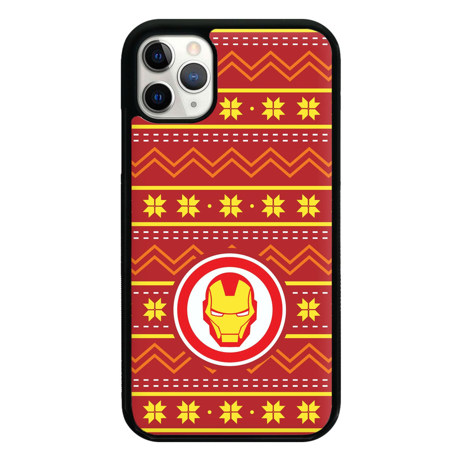 Iron Christmas Pattern Phone Case