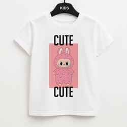 Cute Pink Monster Kids Unisex T-Shirt