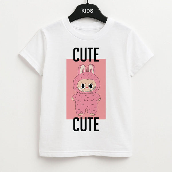 Cute Pink Monster Kids Unisex T-Shirt
