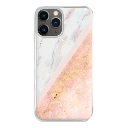 Marble and Rose Gold Phone Case