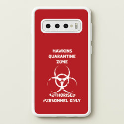 Hawkins Quarantine Zone Galaxy S10 Plus Case