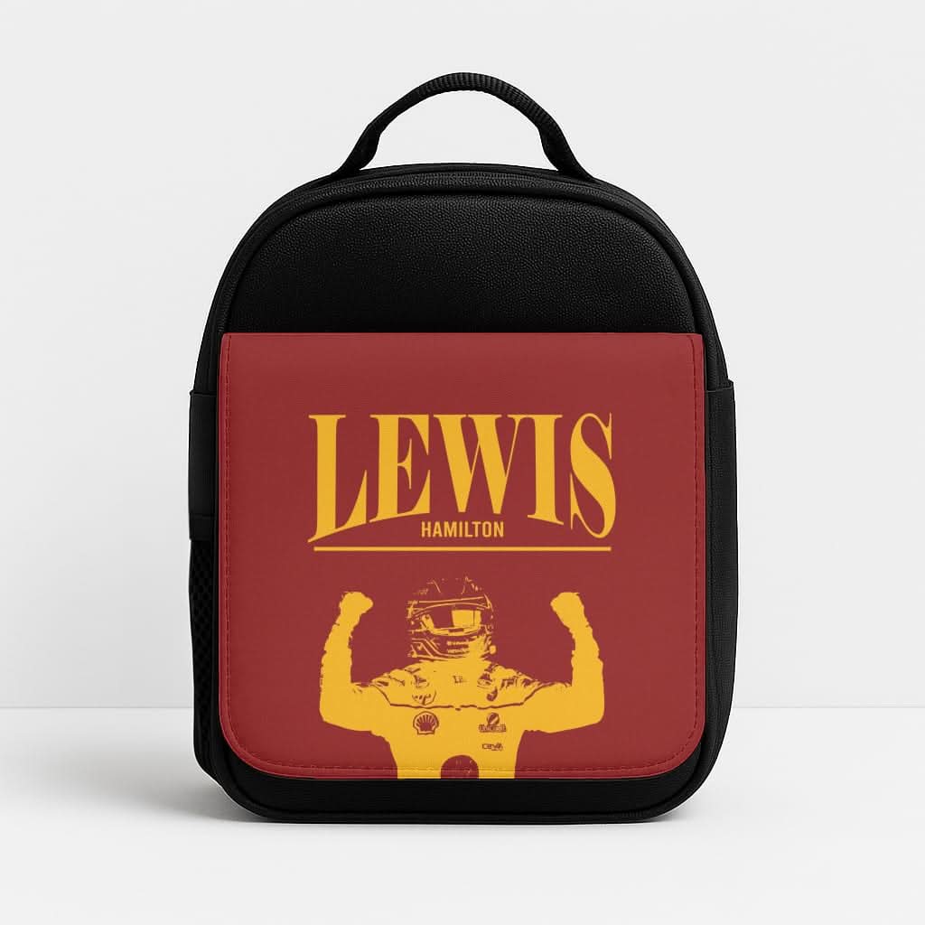 Lewis Red And Gold Lunchbox