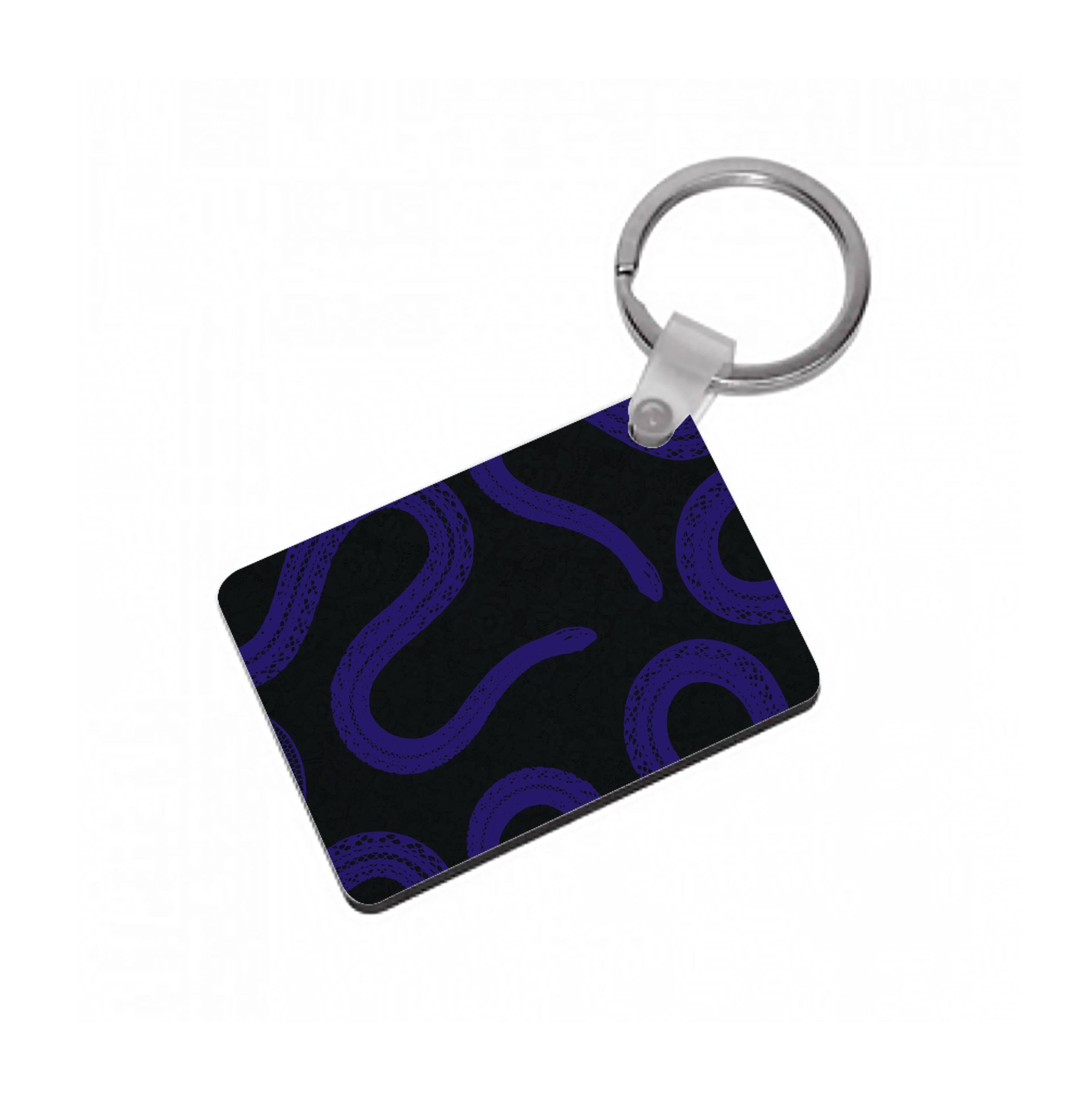 Snakes And Lace Pattern Keyring
