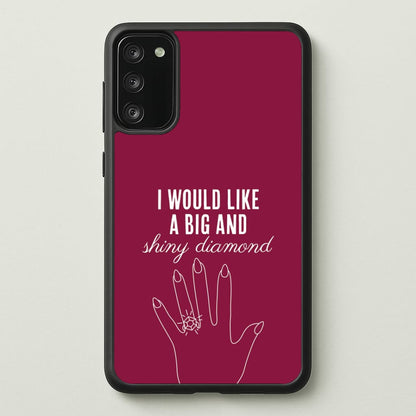 Shiny Diamond Galaxy A41 Case