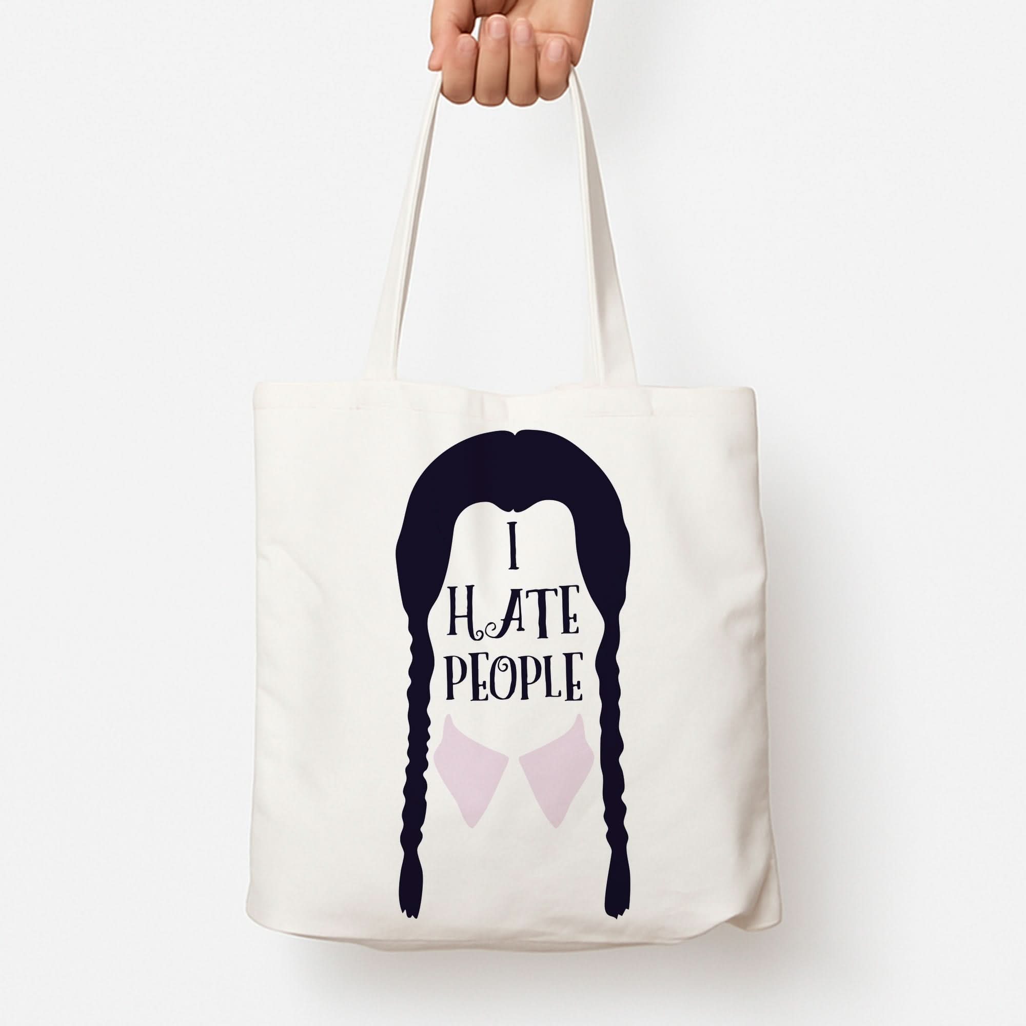 I Hate People Tote Bag