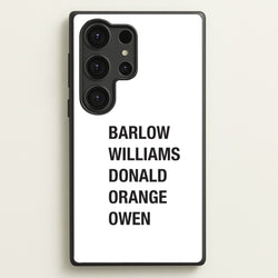Take Band Members Names Galaxy S25 Ultra Case