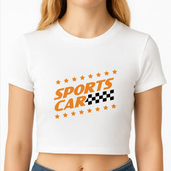 Sports Car Crop Top