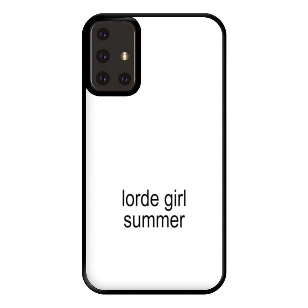 Lorde Girl Summer Galaxy A71 Case
