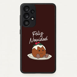 Christmas Pudding Plush Galaxy A53 Case