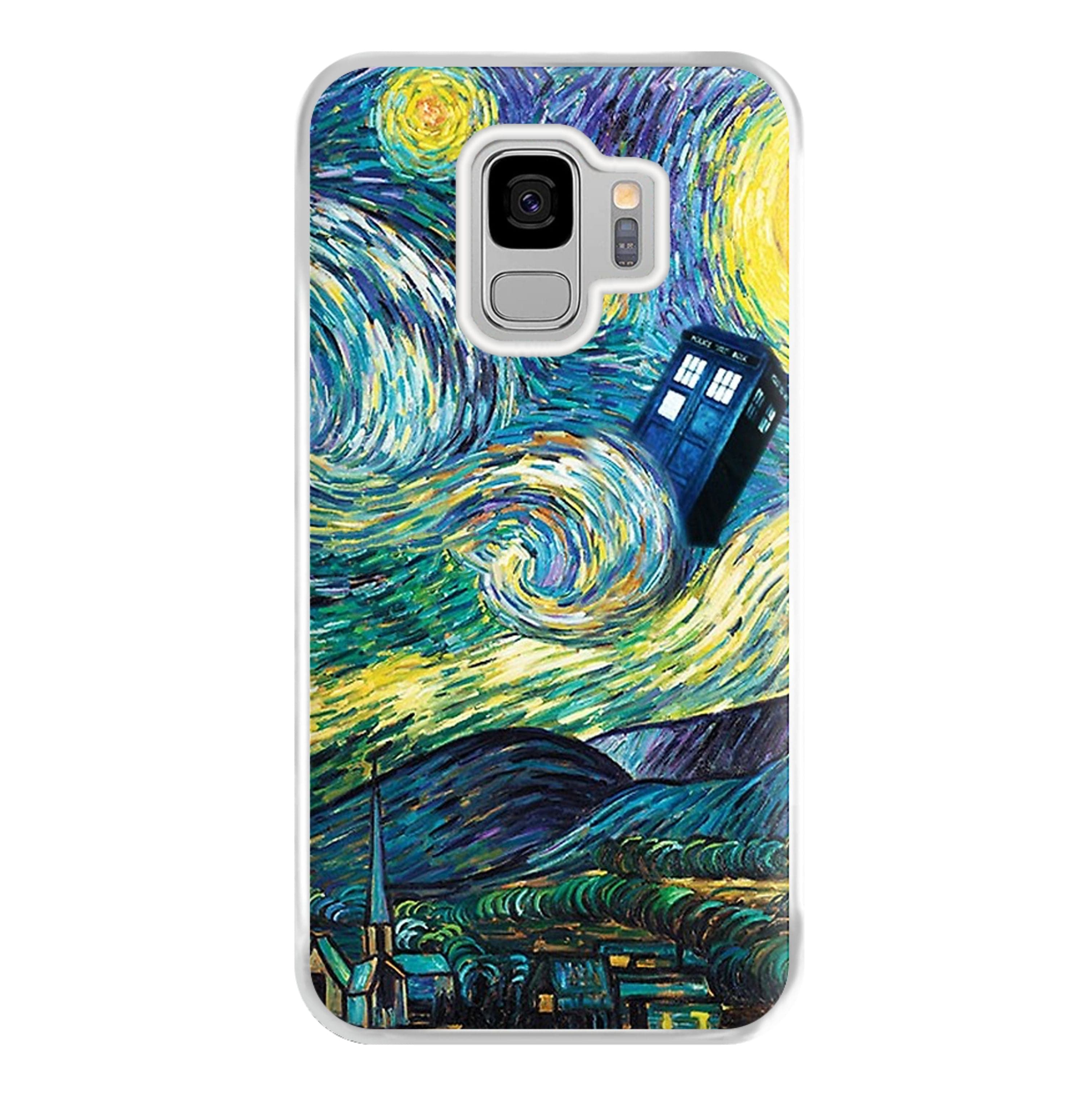 Starry Night Tardis Phone Case