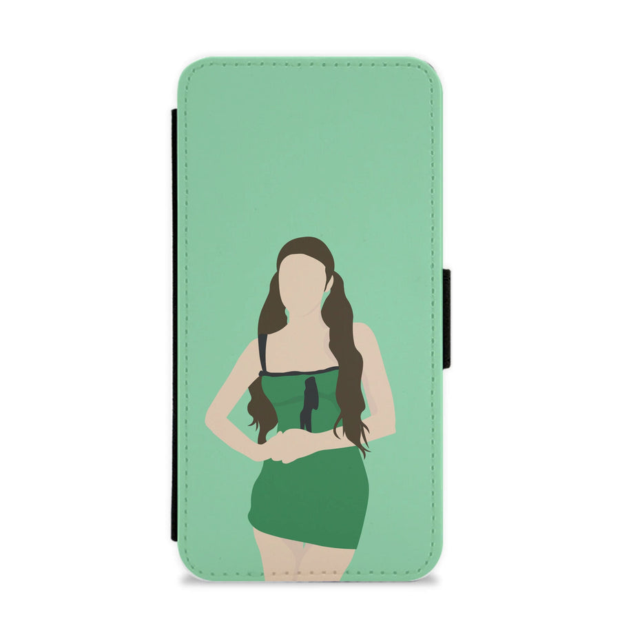 Green Dress - Olivia Flip / Wallet Phone Case