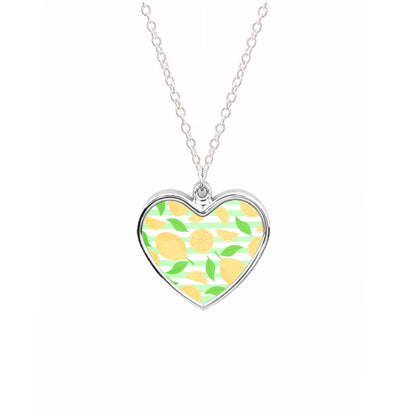 Lemons Pattern - Summer Necklace