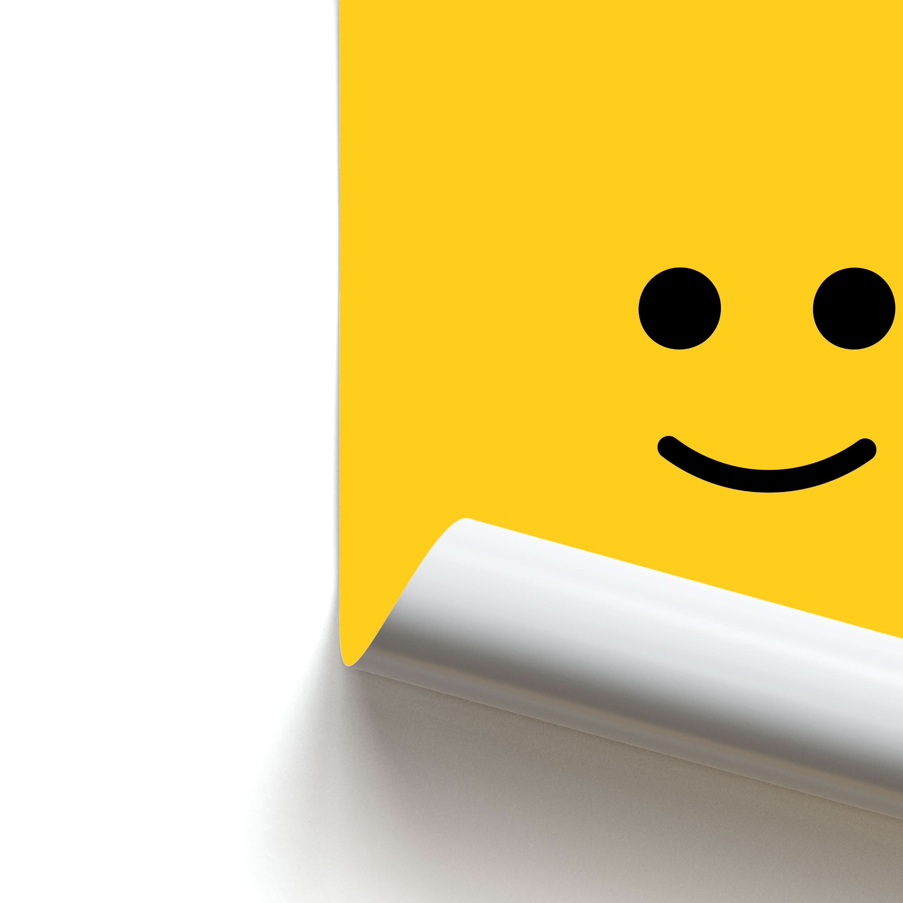 Brick Face Smile Poster