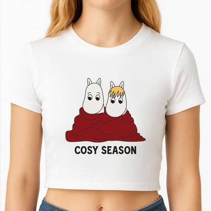 Cozy Season Trolls Crop Top