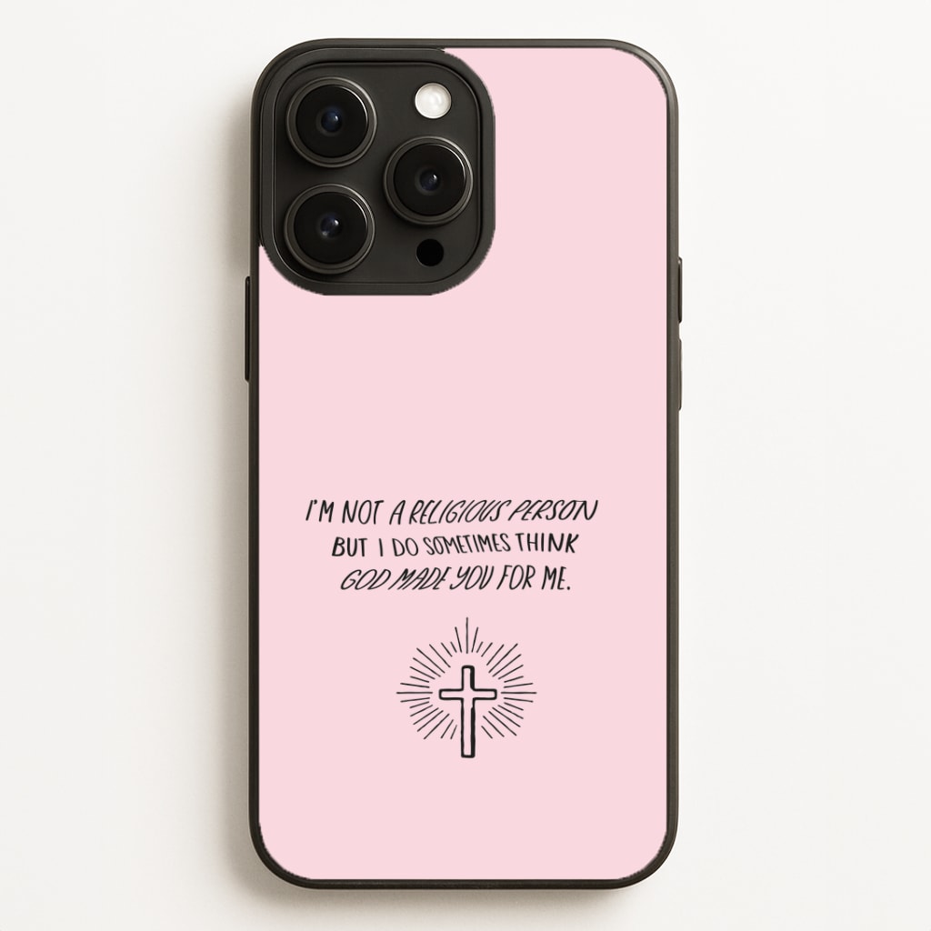 I'm Not A Religious Person Phone Case