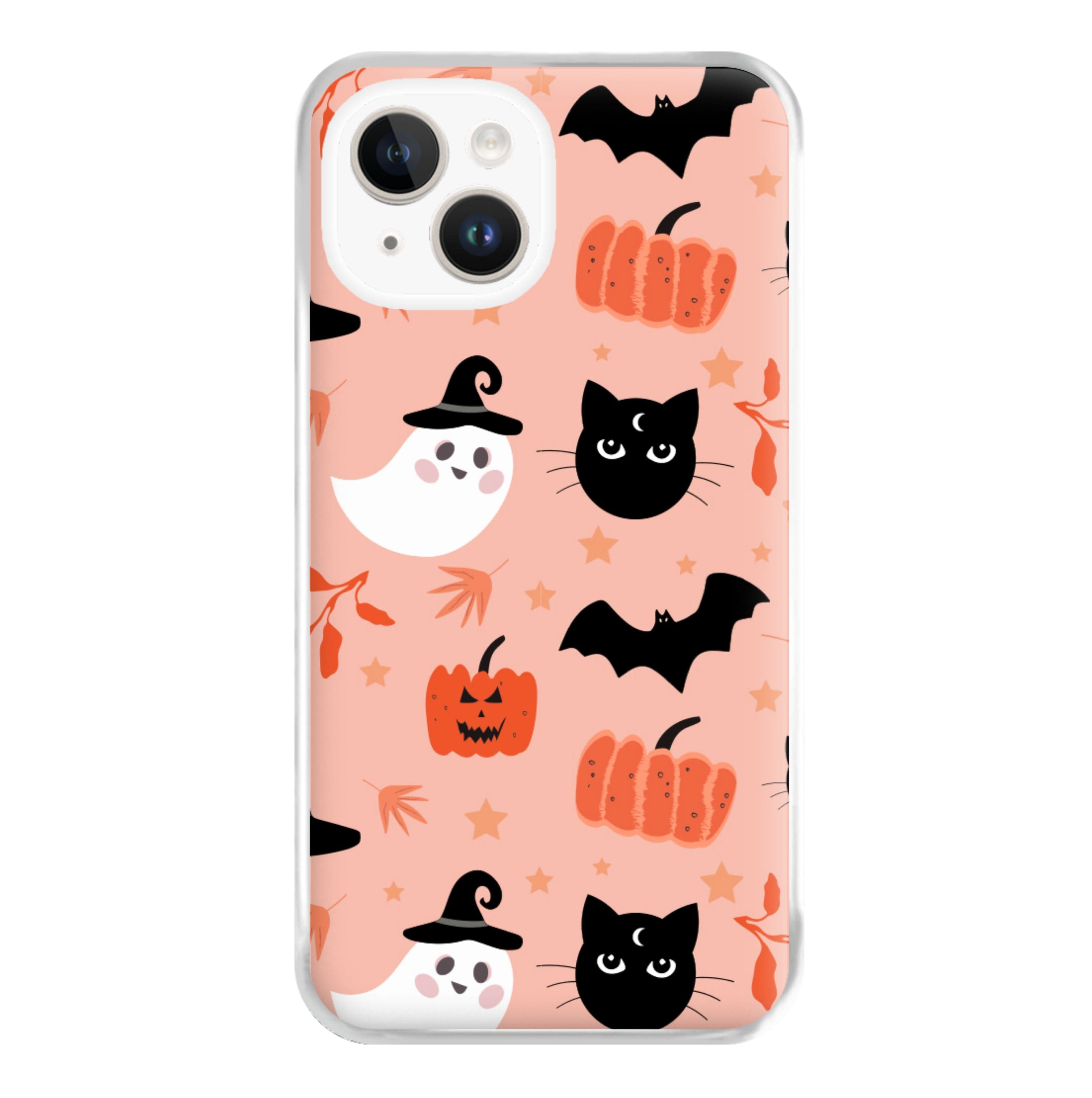 Pretty Pink Halloween Pattern Phone Case