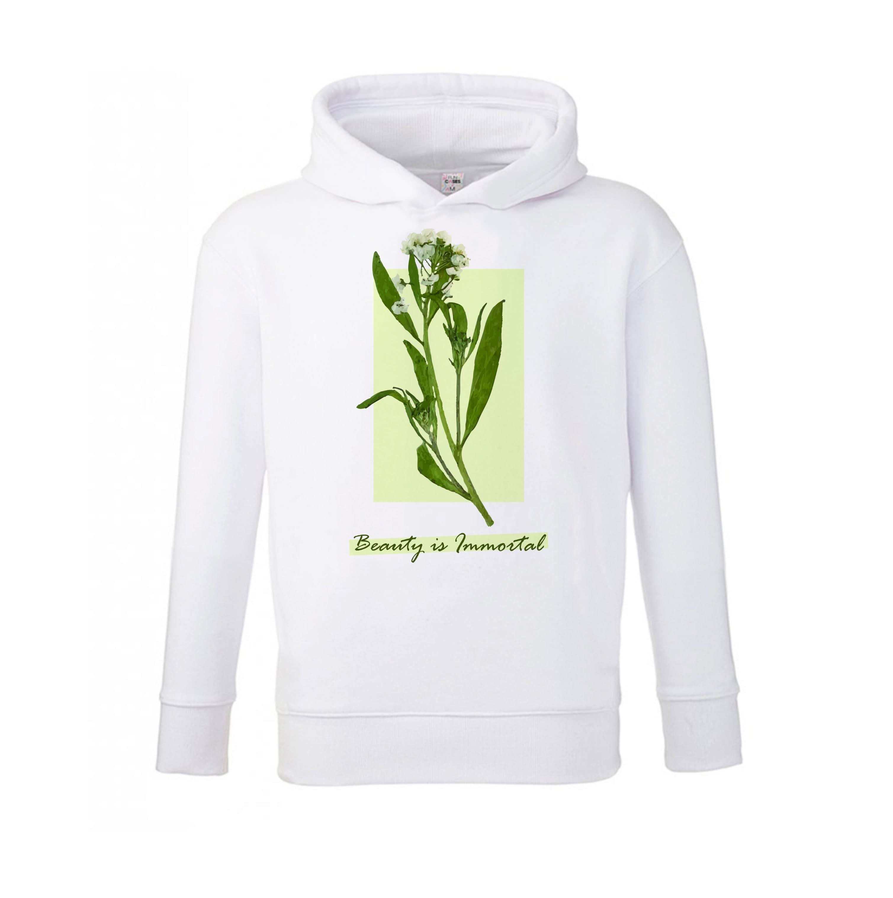 Beauty Is Immortal Press Flower Kids Hoodie