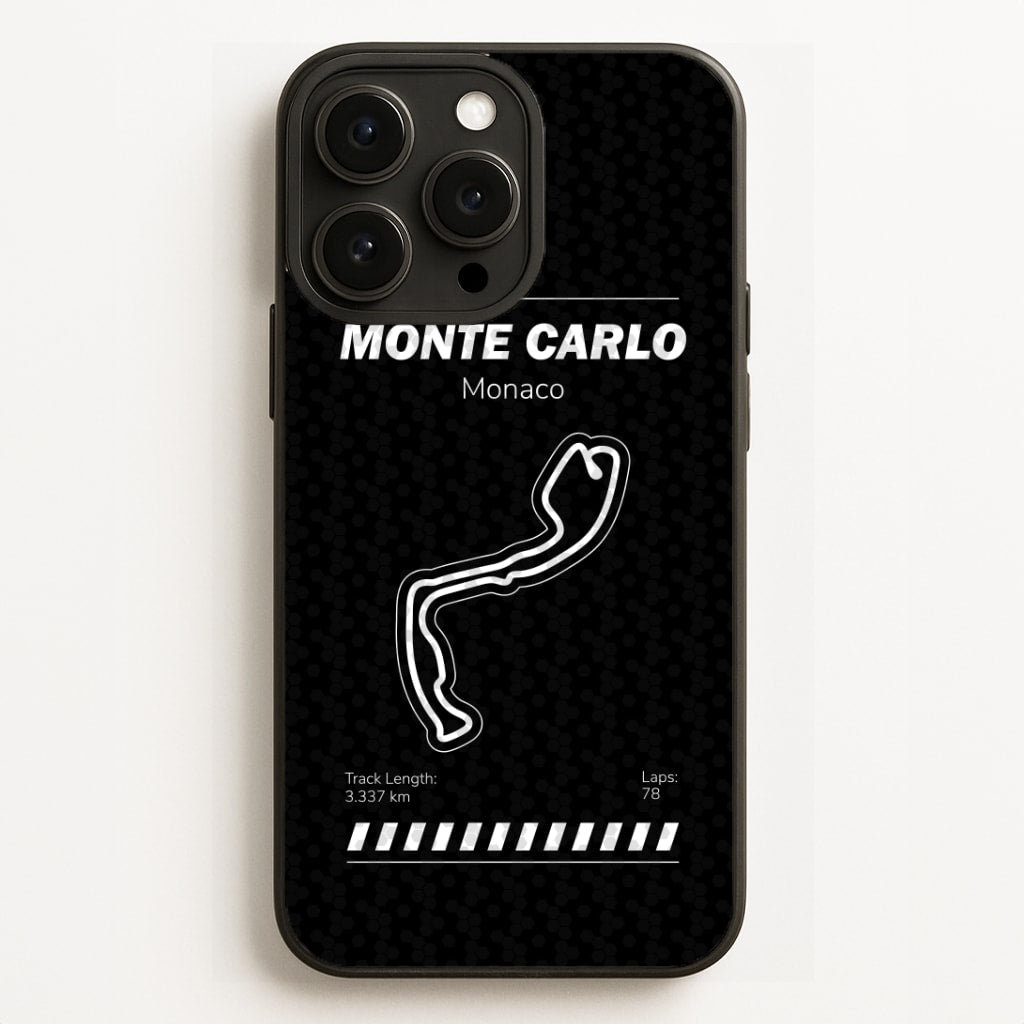 Monte Carlo Circuit Phone Case for iPhone, Samsung Galaxy and Google Pixel