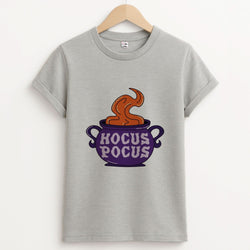 Hocus Pocus Cauldron Unisex Grey T-Shirt