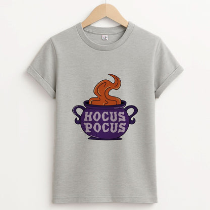 Hocus Pocus Cauldron Unisex Grey T-Shirt