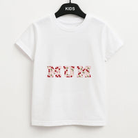 Floral Varsity Mum Kids T-Shirt