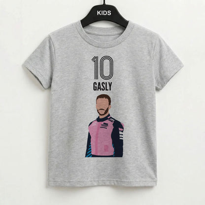 Gasly 2026 Grey Kids T-Shirt